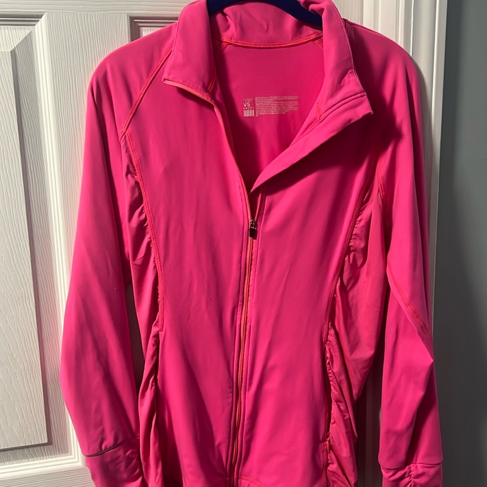 VSX Rouched Detailing Full-Zip Jacket